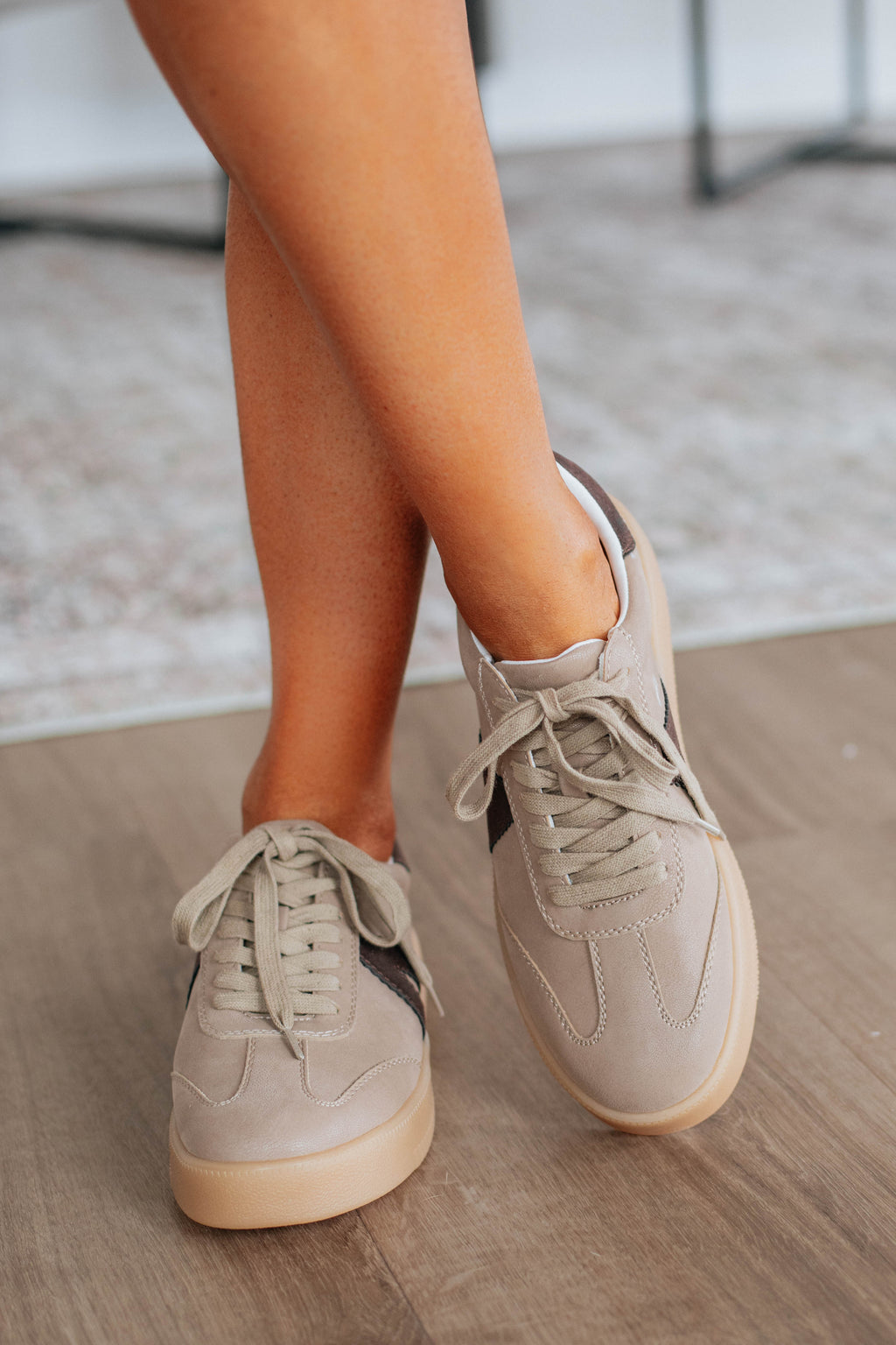 Watch Your Step Sneakers - Khaki Mix