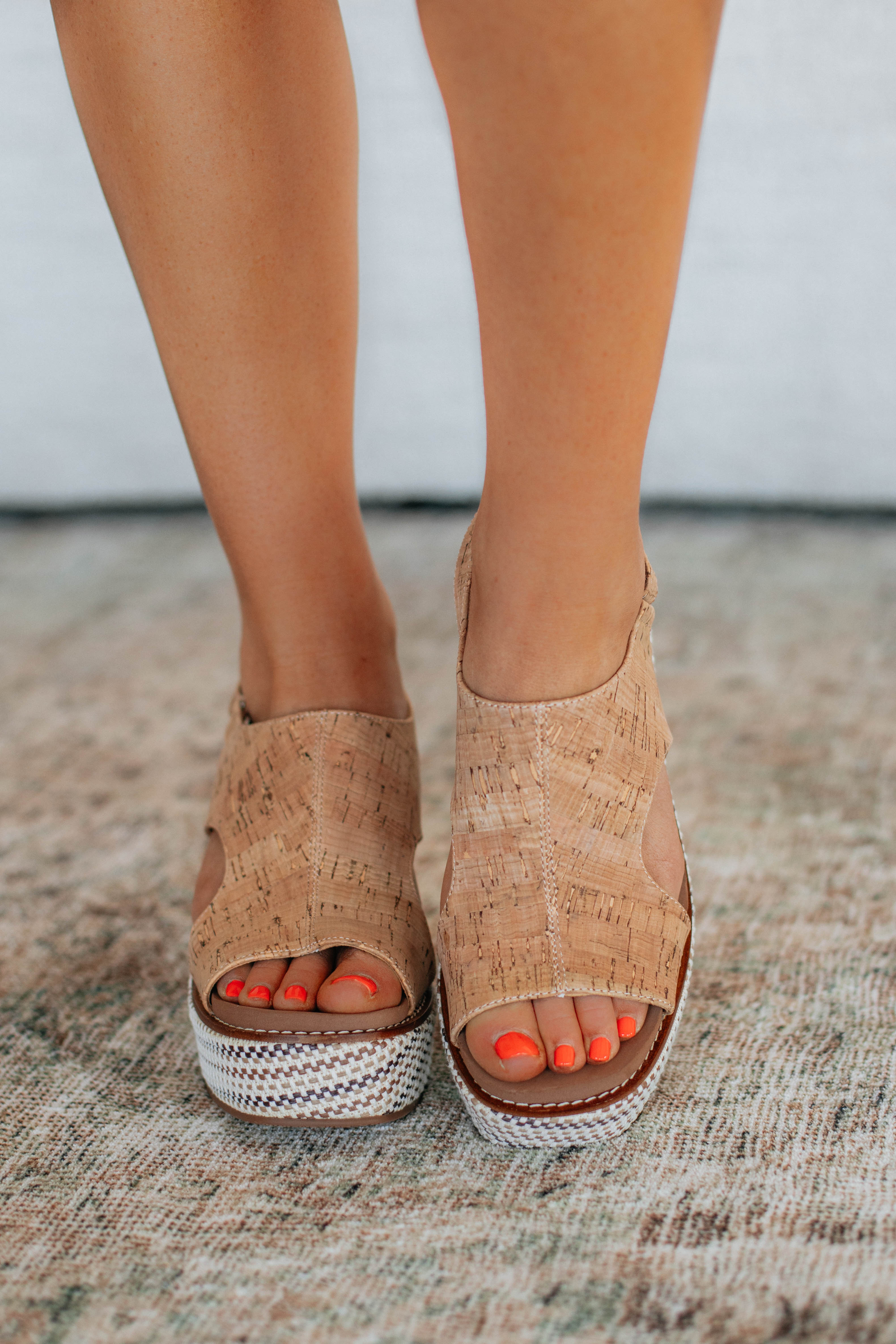 Sweet Direction Wedges - Cork