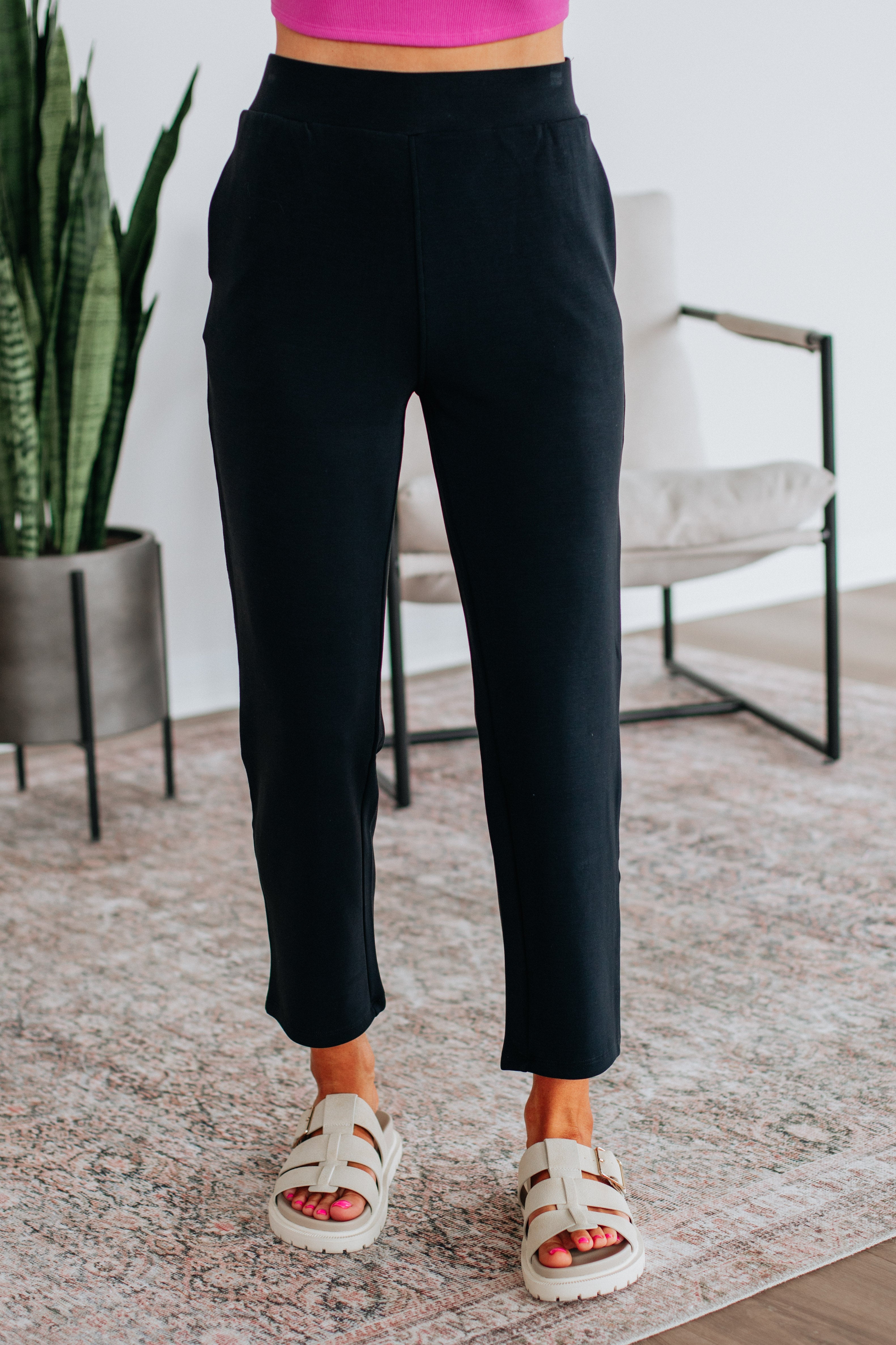 Sylvia Lounge Pants - Black
