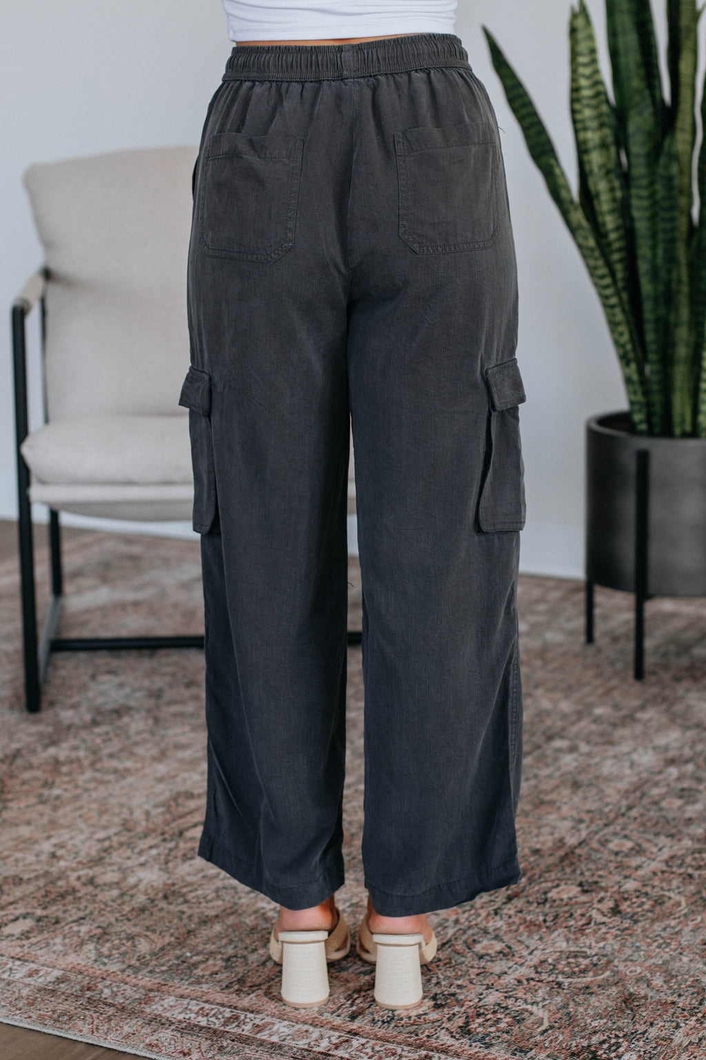 Wylie Cargo Pants - Charcoal