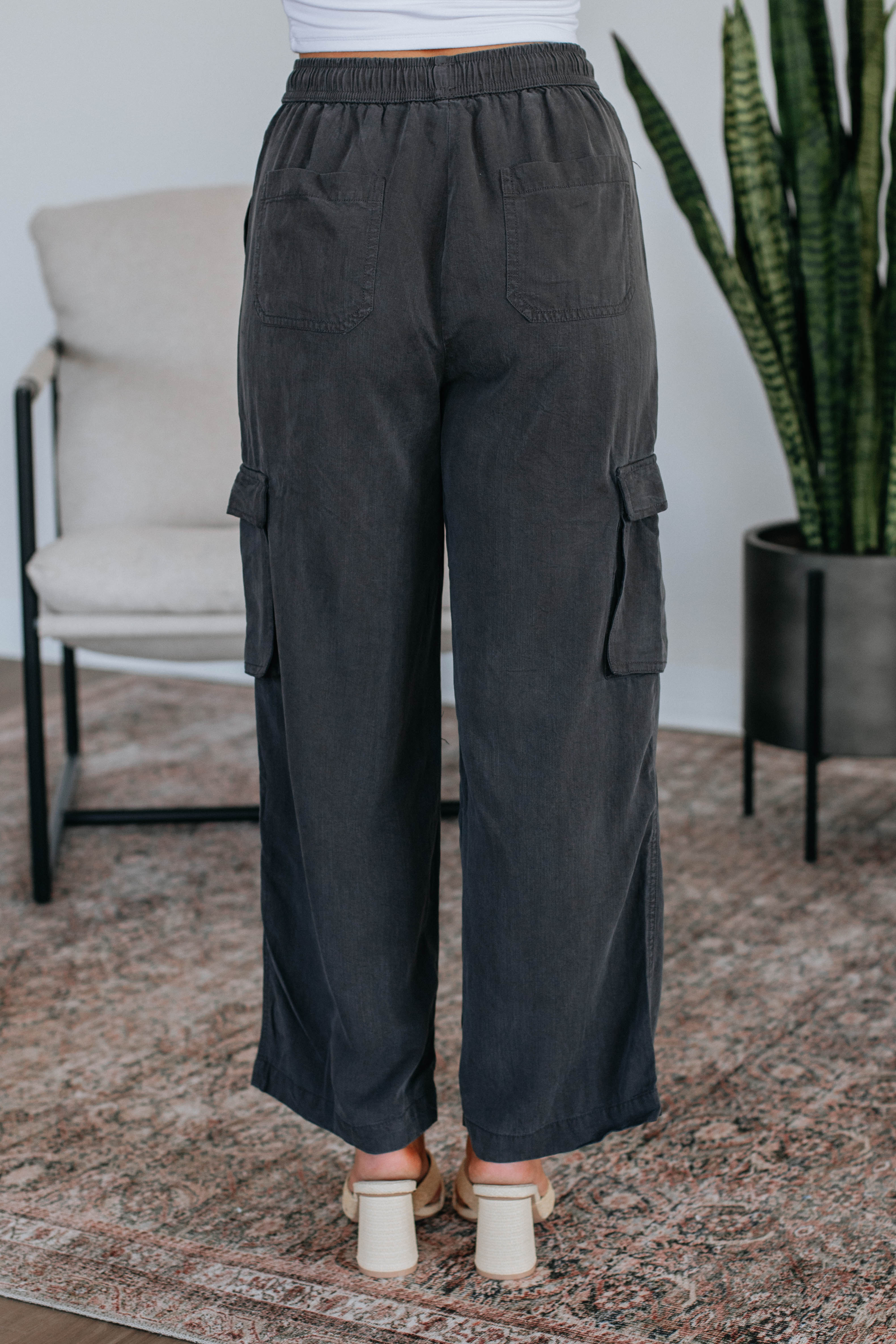 Wylie Cargo Pants - Charcoal