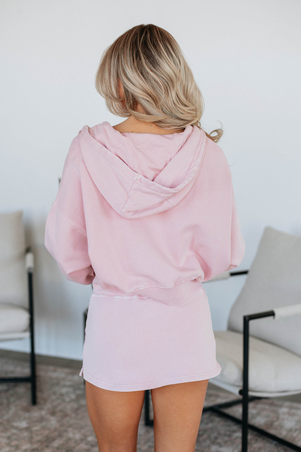 Zali Washed Jacket - Blush
