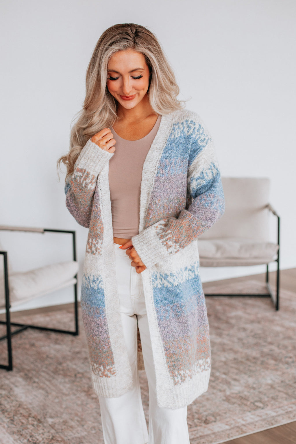 Cosima Colorblock Cardigan