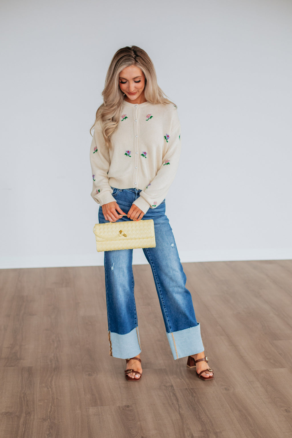 Asha Clutch Crossbody - Macaroon