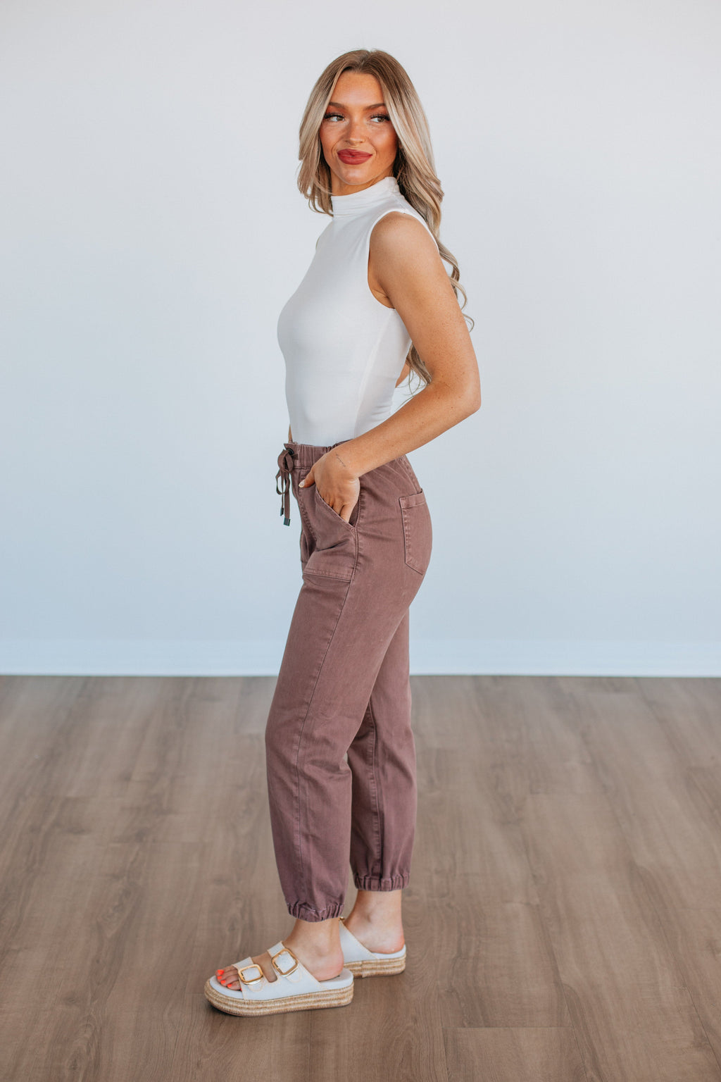 Drea Mica Joggers - Cocoa