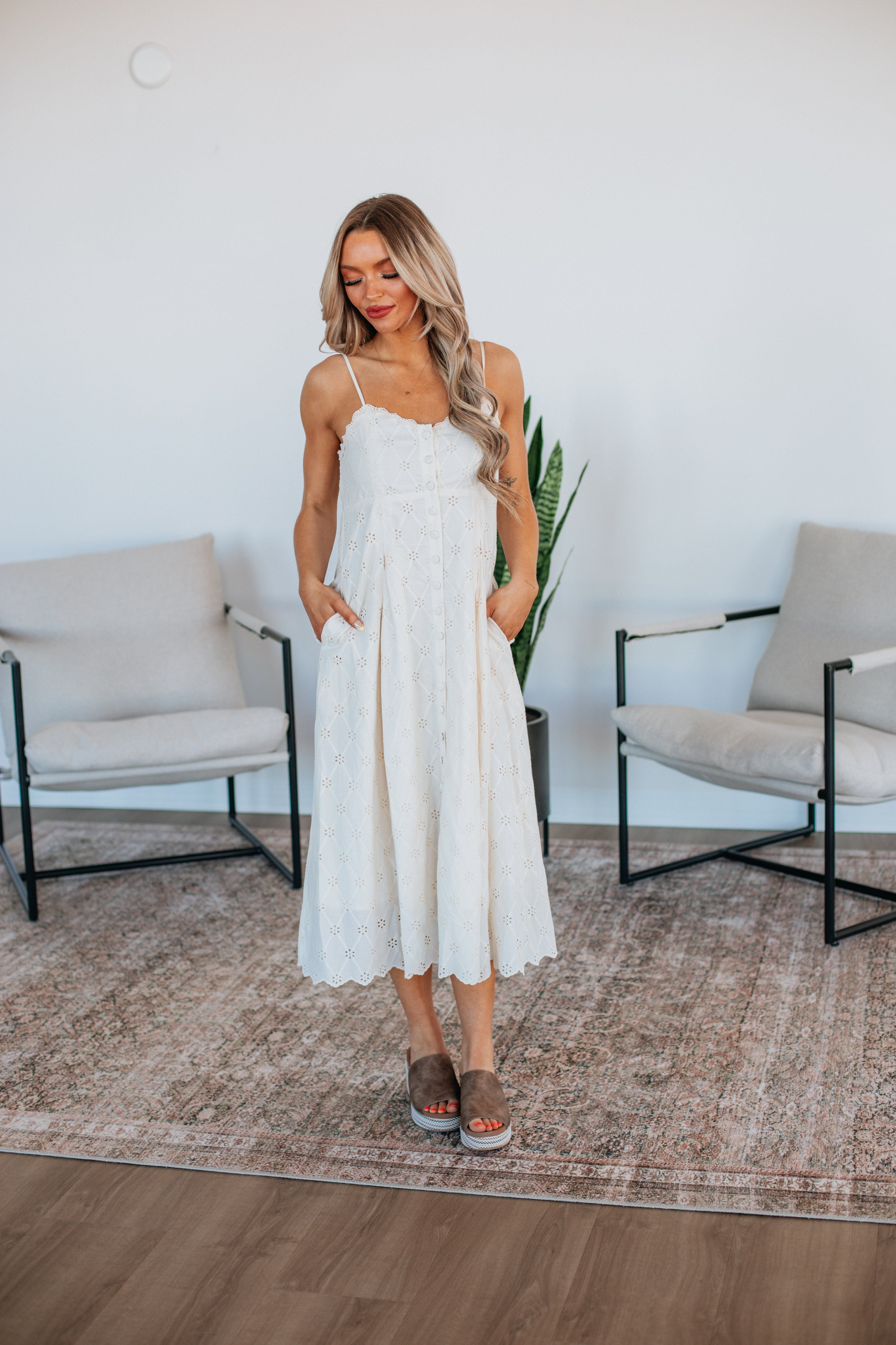 Keylan Eyelet Dress