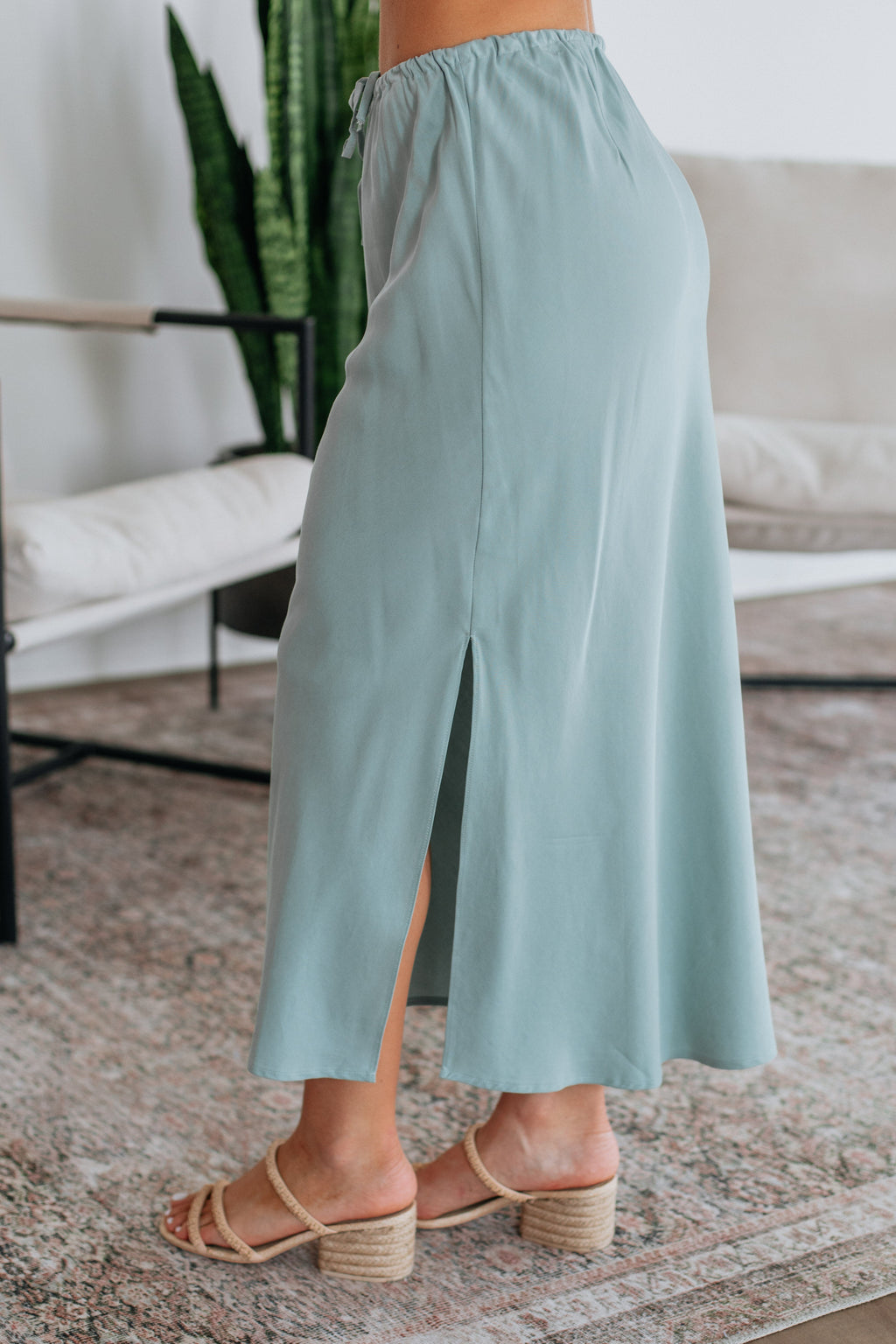 Patience Skirt - Dark Sage