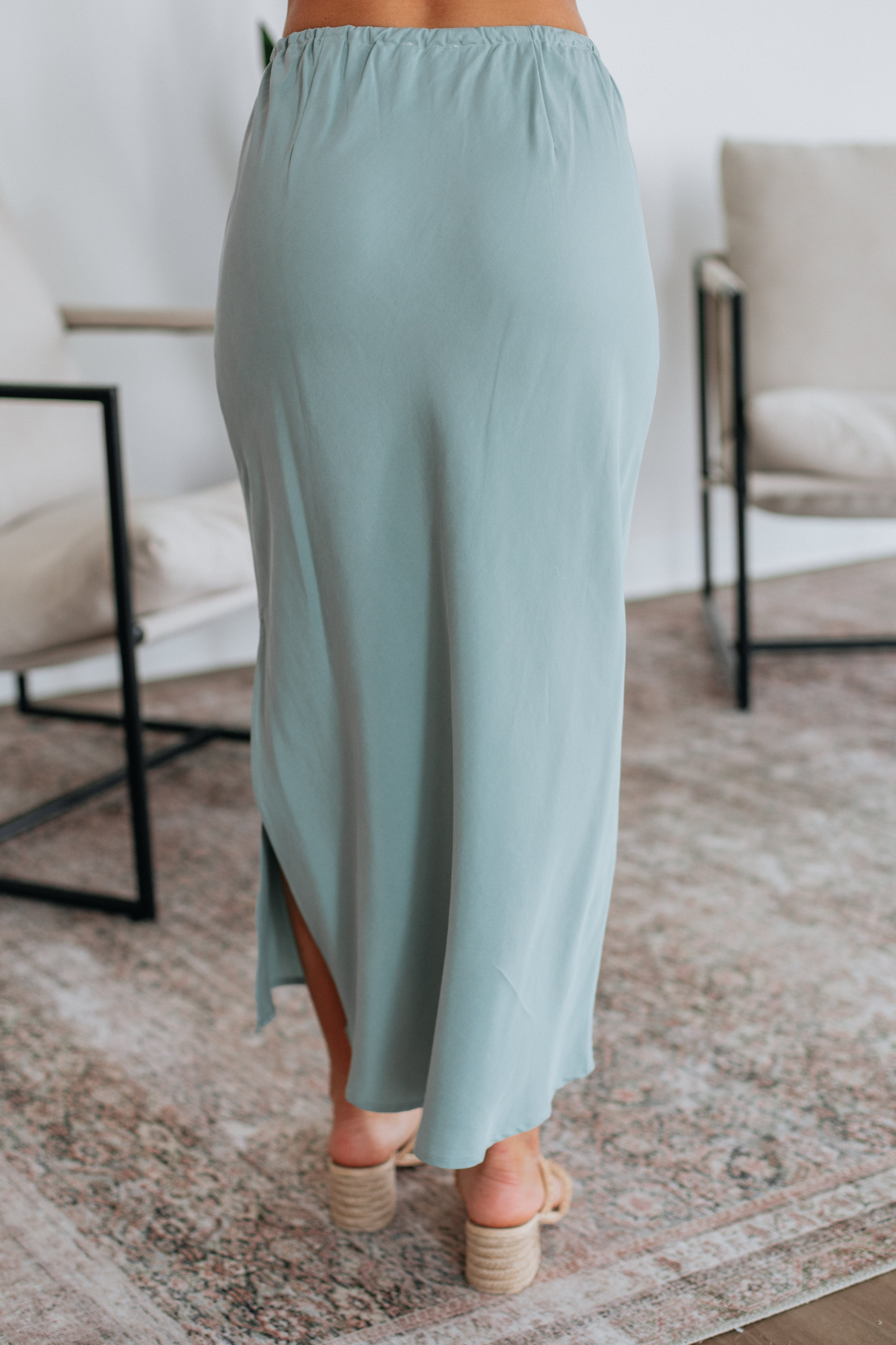 Patience Skirt - Dark Sage