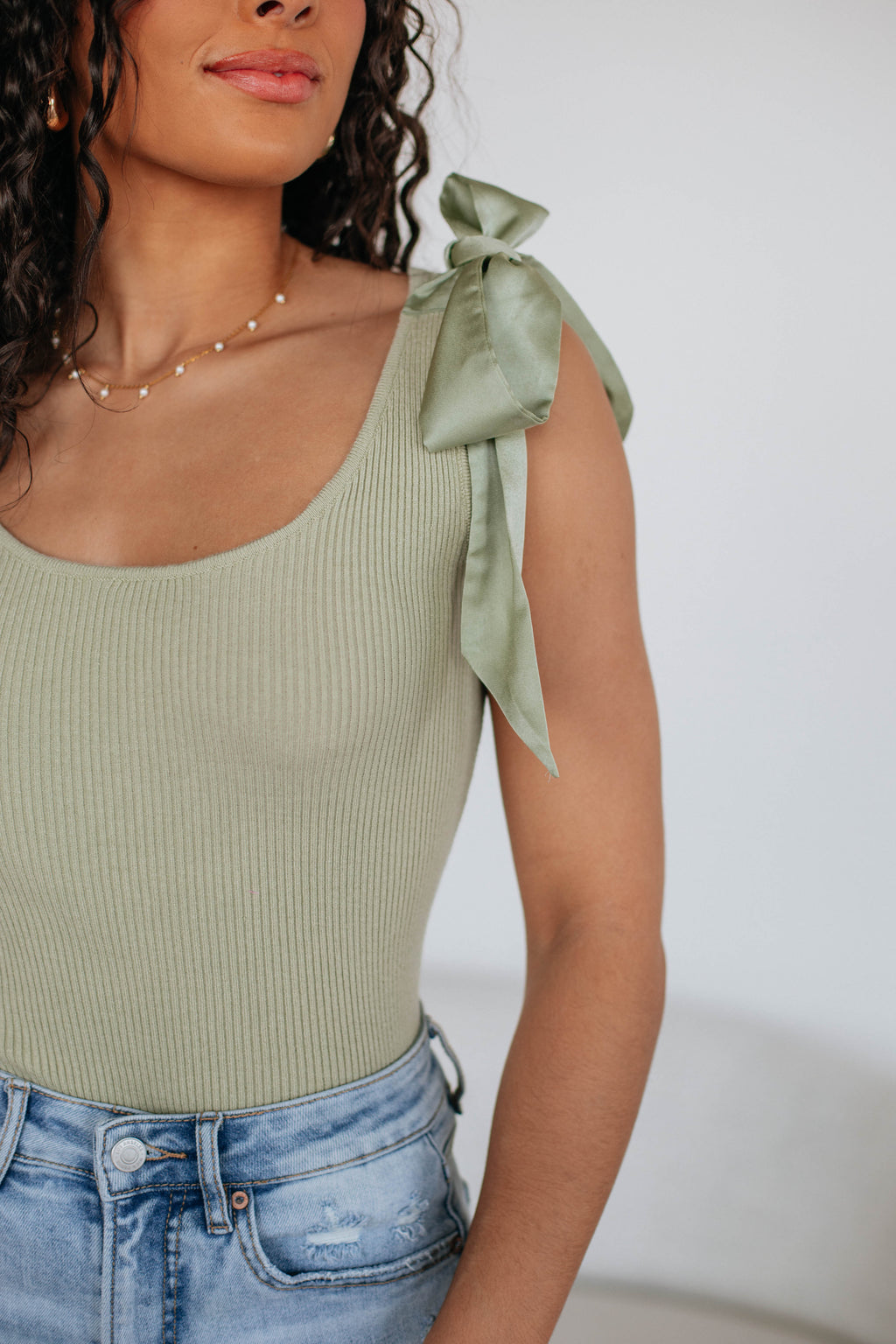 All In Good Time Tank - Sage