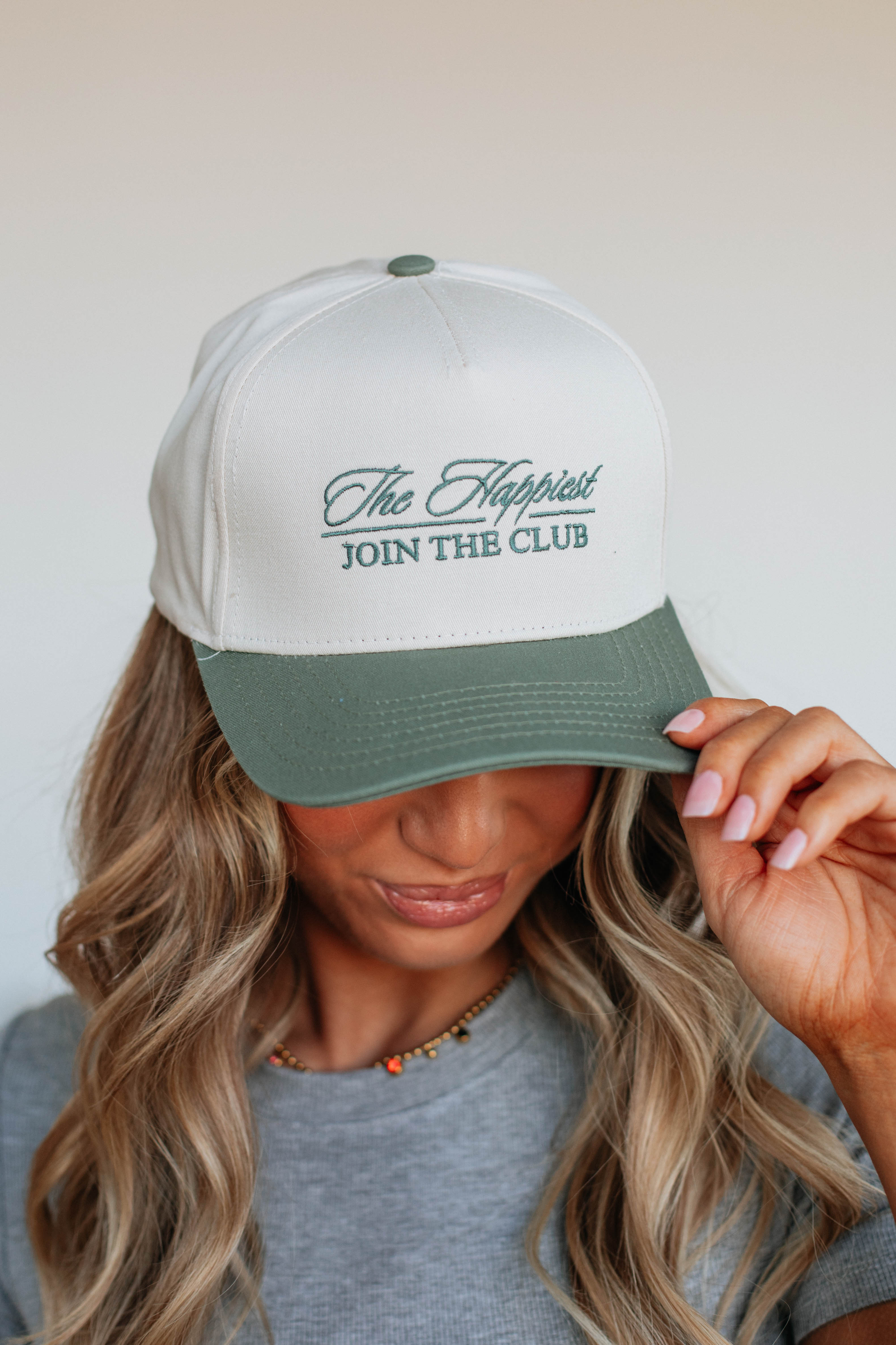 Join The Club Trucker Hat - Sage