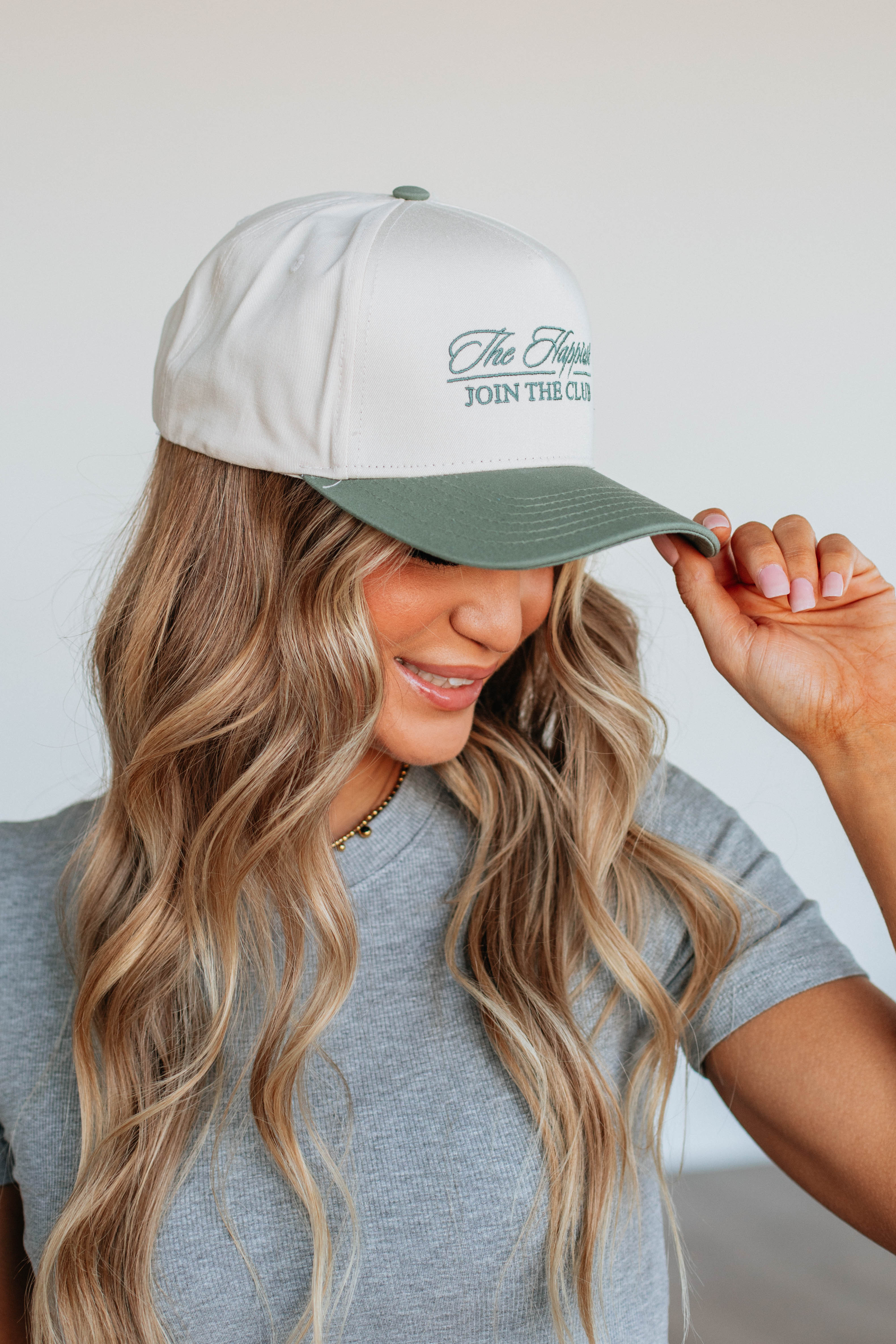 Join The Club Trucker Hat - Sage