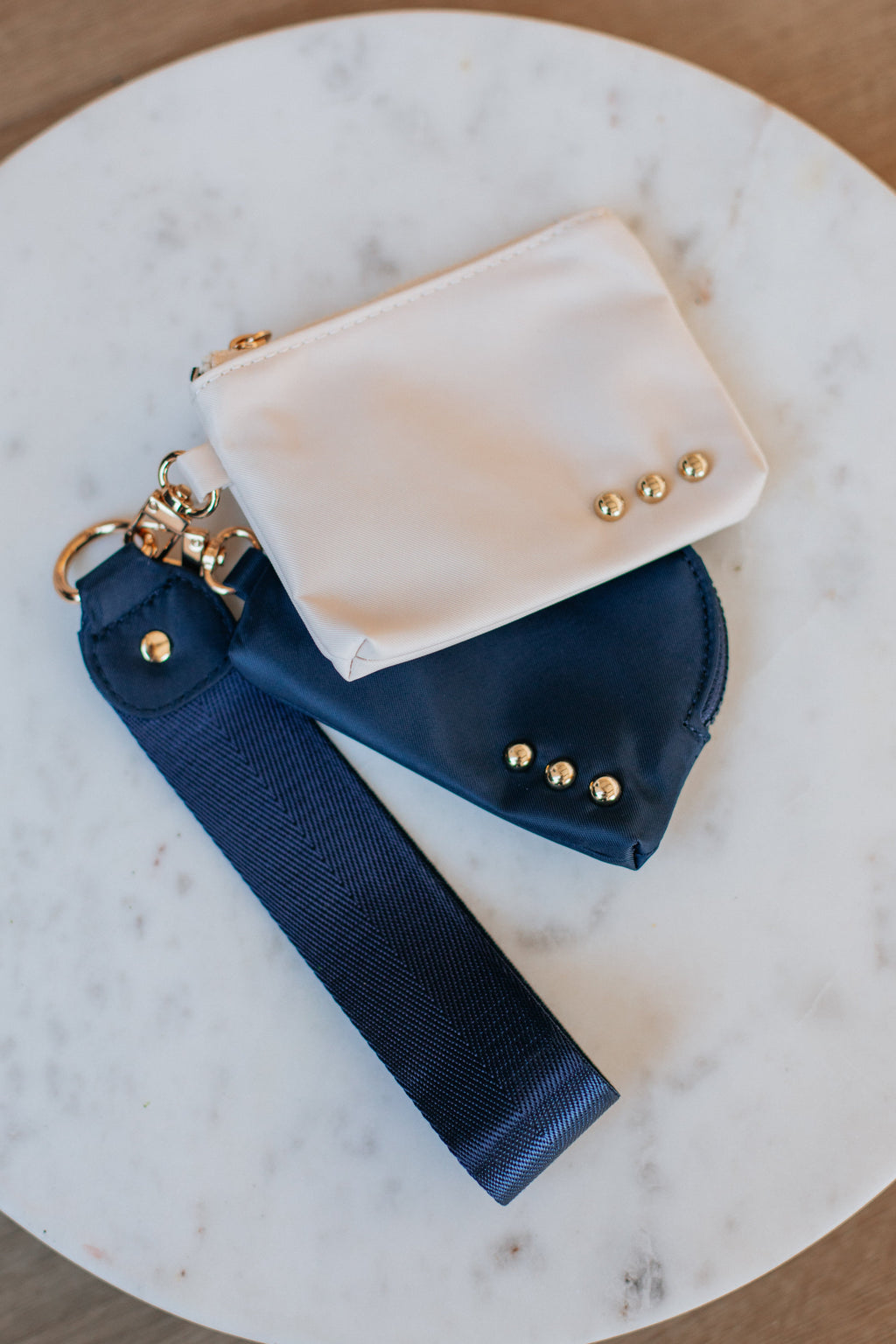 Dania Dual Wristlet - Navy