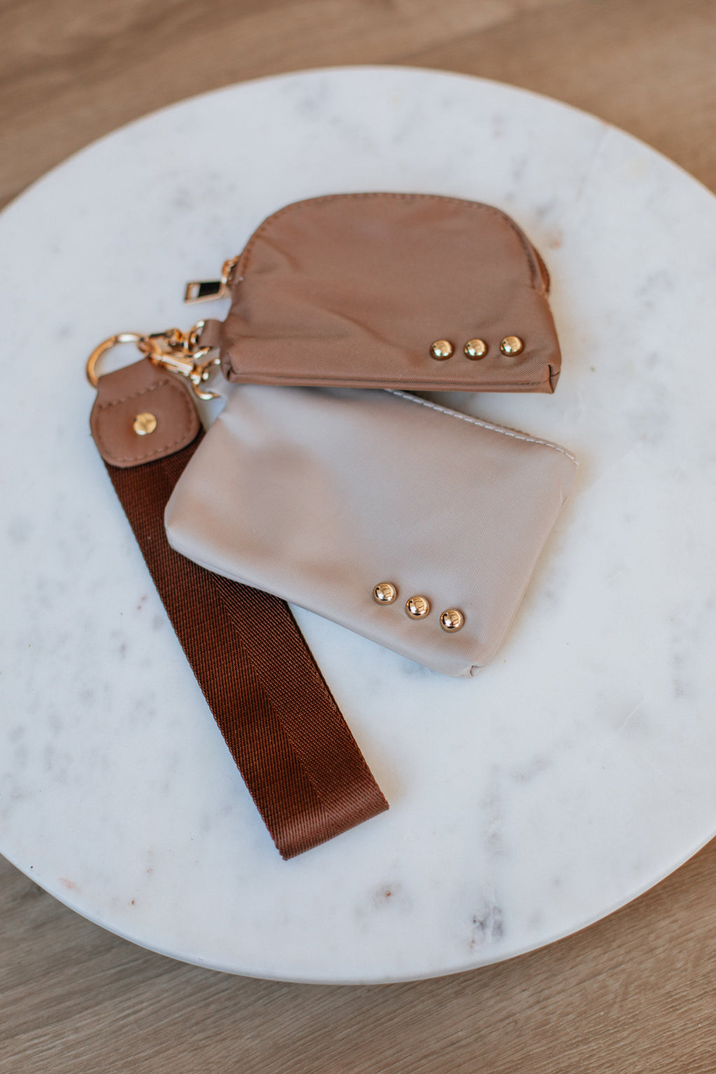 Dania Dual Wristlet - Mocha